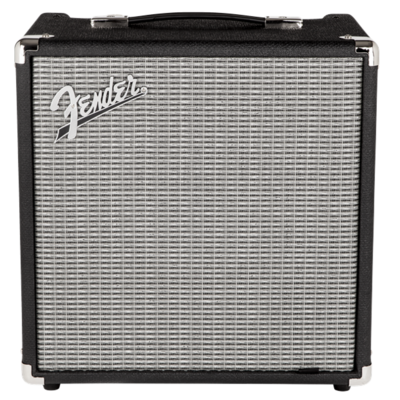 Fender Rumble™ 25 (V3), 120V, Bass Combo Amp Black/Silver