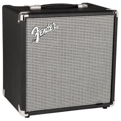 Fender Rumble™ 25 (V3), 120V, Bass Combo Amp Black/Silver