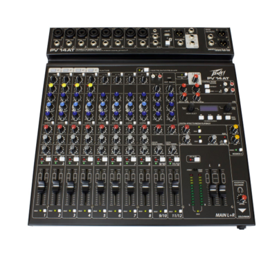 PV® 14AT Compact 14 Channel Mixer with Bluetooth and Antares® Auto-Tune