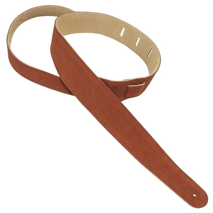 Henry Heller 2.5" Capri Suede Strap w/Nubuck Backing Rust