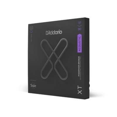 D'Addario Custom Light Taylor GS Mini Coated Acoustic Bass Strings 37-90