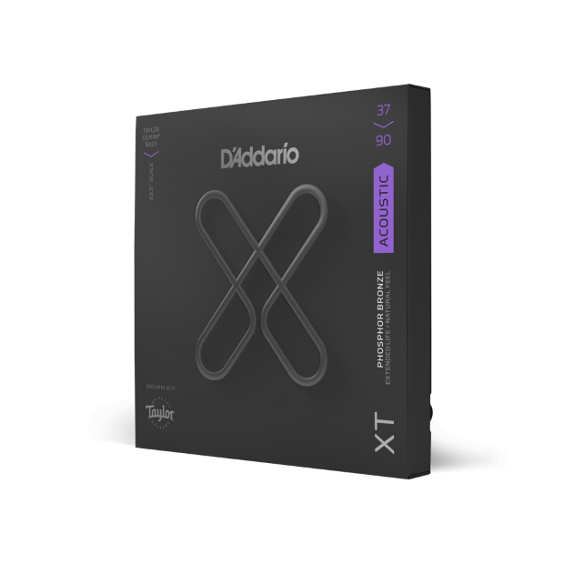 D'Addario Custom Light Taylor GS Mini Coated Acoustic Bass Strings 37-90