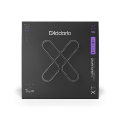 D'Addario Custom Light Taylor GS Mini Coated Acoustic Bass Strings 37-90