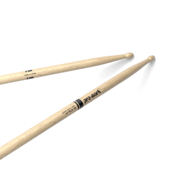 Promark Classic Attack Shira Kashi™ Oak 5B Wood Tip Drumstick