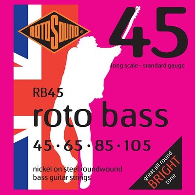 RotoSound RB45 Nickel Roto Bass Strings Standard 45-105