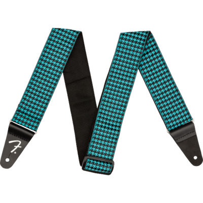 Fender® Houndstooth Jacquard Strap Teal