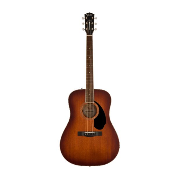 Fender Paramount PD-220E Acoustic Guitar, Aged Cognac Burst