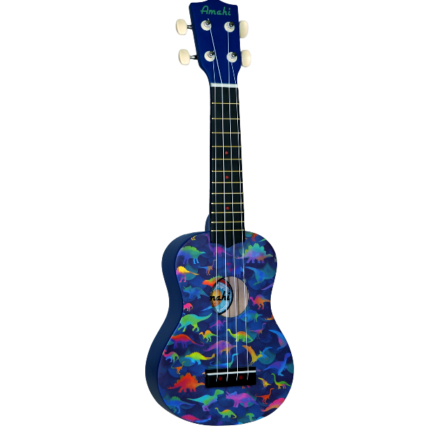 Amahi Tropical Soprano Ukulele Dinosaur
