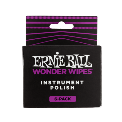 Ernie Ball 4278 Wonder Wipes Instrument Polish 6 Pack