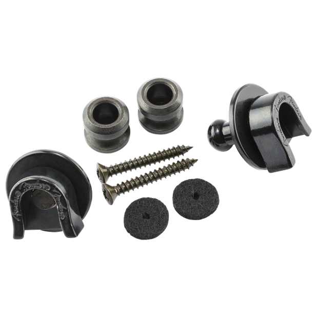 Fender® Security Strap Locks, Black