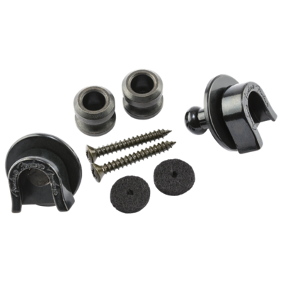 Fender® Security Strap Locks, Black