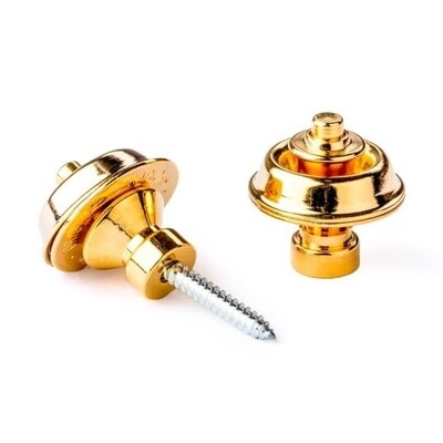 Dunlop Straplok® Strap Retainers Traditional - Gold