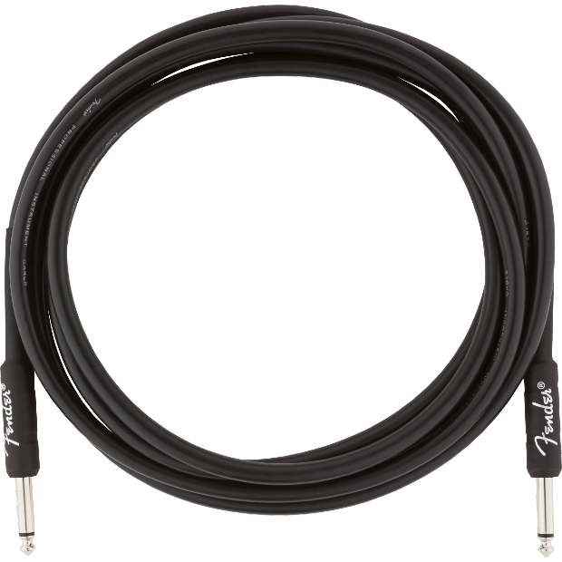 Fender  Professional Series Instrument Cable, Straight/Straight, 10', Black