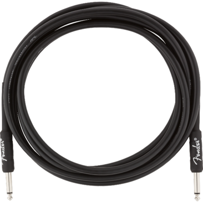 Fender  Professional Series Instrument Cable, Straight/Straight, 10', Black