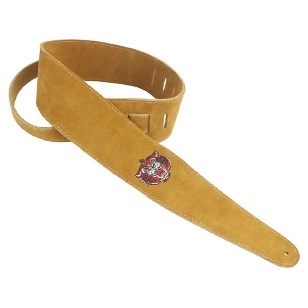 Henry Heller Suede Embroidered Strap Tiger