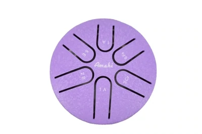 Amahi 3″ Steel Tongue Drum Purple