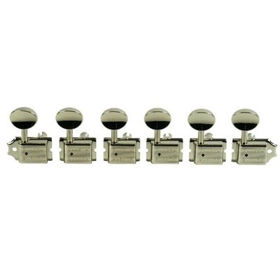 Kluson 6 In Line Deluxe Series Tuning Machines KD-6B-NMDR