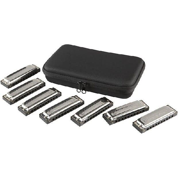 Hohner BluesBand 7 Piece Harmonica Set