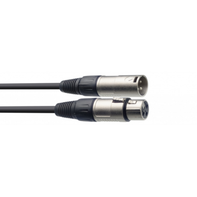 Stagg S-Series Microphone Cable, XLR/XLR (m/f), 1 m (3')