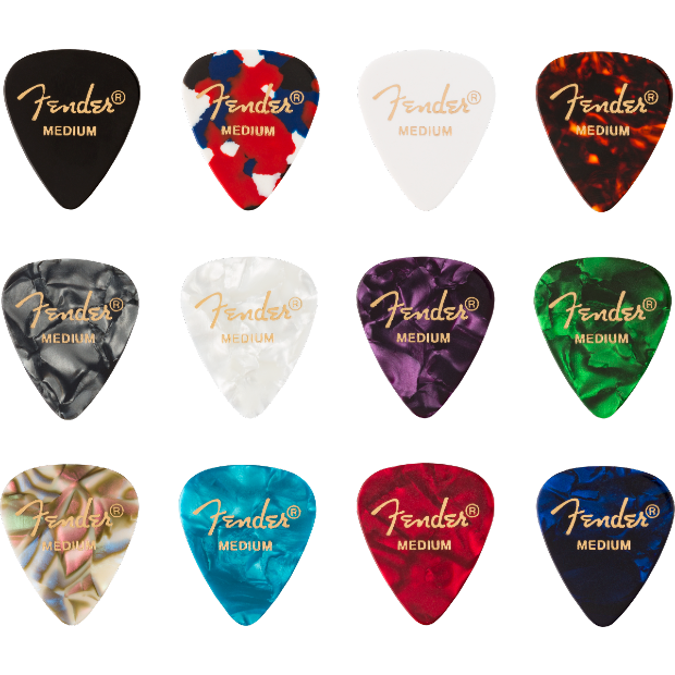 Fender 351 Shape, Celluloid Medley, Medium (12)