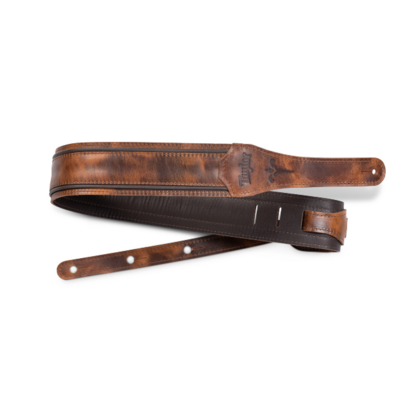 Taylor Fountain Strap, Leather, 2.5", Weathered Brown