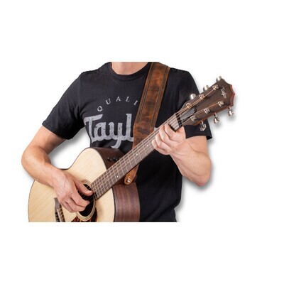 Taylor Fountain Strap, Leather, 2.5", Weathered Brown