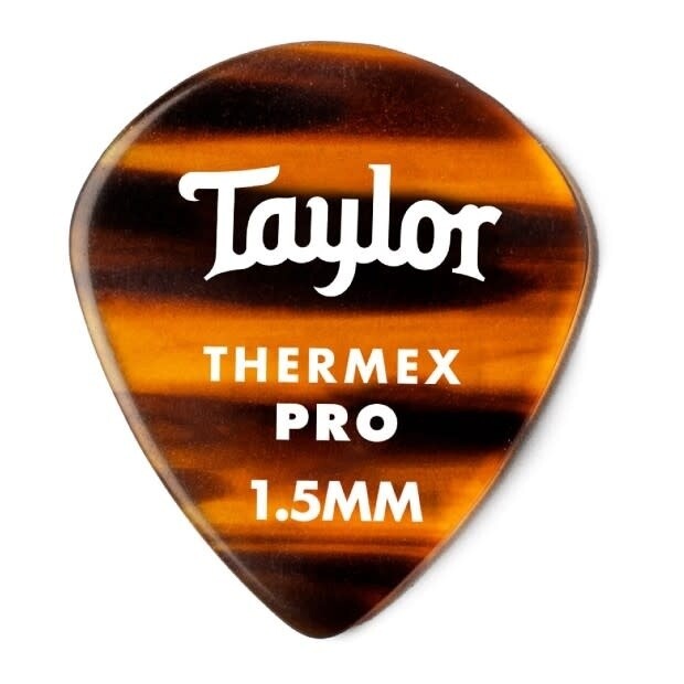 Taylor Premium 651 Thermex Pro Guitar Picks, Tortoise Shell - 1.50mm, 6-Pack