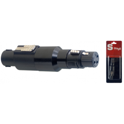 Stagg 1 x Male Speaker Plug/Female XLR Adapter
