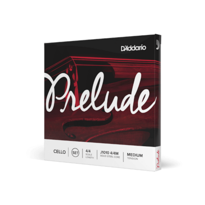 Prelude Cello String Set, 4/4 Scale, Medium Tension