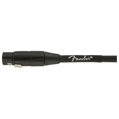 Fender Professional Series Microphone Cable, 15', Black