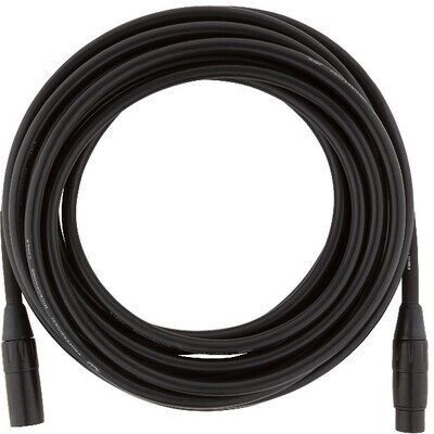 Fender Professional Series Microphone Cable, 25', Black