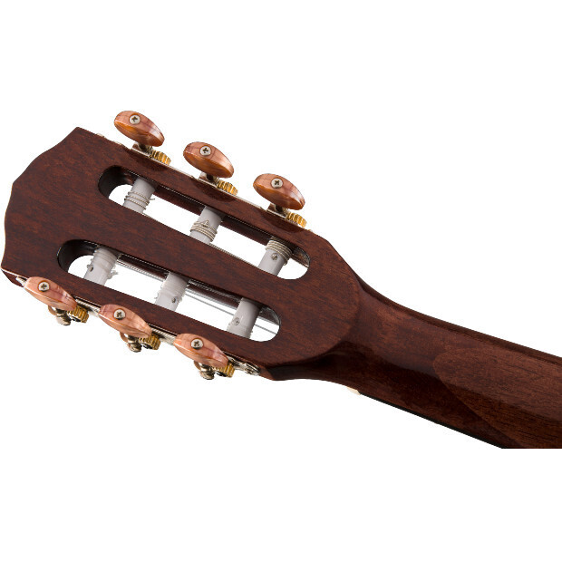 Fender CN-140SCE Nylon Thinline, Walnut Fingerboard, Natural