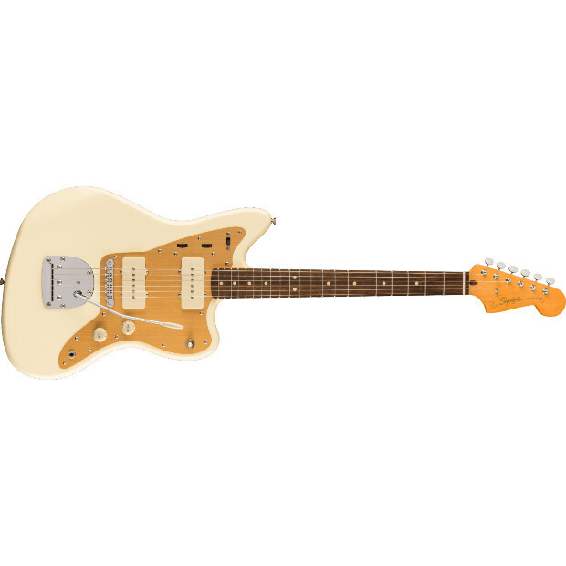 Squier J Mascis Jazzmaster, Laurel Fingerboard, Gold Anodized Pickguard, Vintage