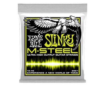 Regular Slinky M-Steel Electric Guitar Strings 10-46 Gauge