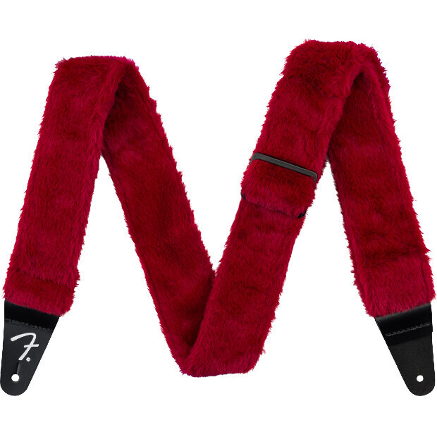 Fender Poodle Plush Strap, Red