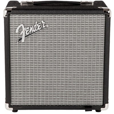 Fender Rumble™ 15 (V3), Black and Silver, 120V