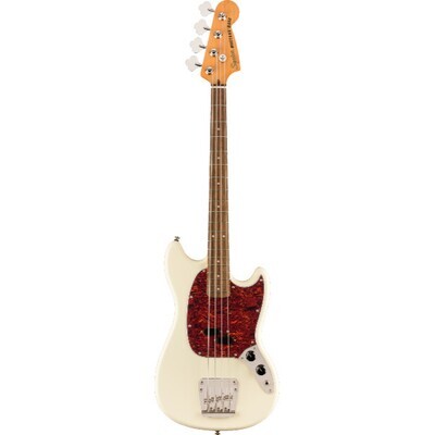 Squier Classic Vibe '60s Mustang® Bass, Laurel Fingerboard, Olympic White