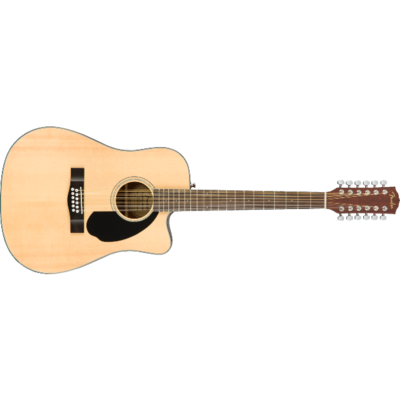 Fender CD-60SCE Dreadnought 12-string, Walnut Fingerboard, Natural