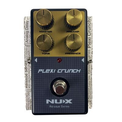NUX Reissue Series Plexi Crunch Distortion Effects Pedal Black (Used)