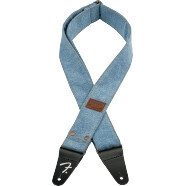 Fender® X Wrangler® Denim Strap Light Indigo