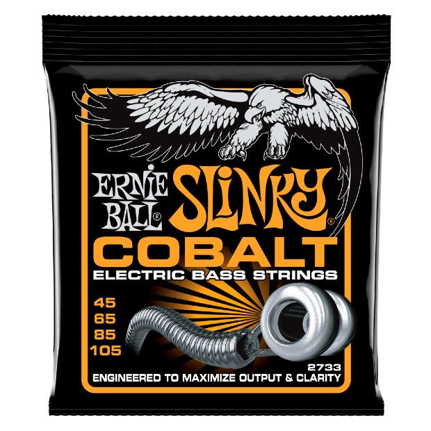 Ernie Ball 2733 Hybrid Slinky Cobalt Electric Bass Strings 45-105 Gauge