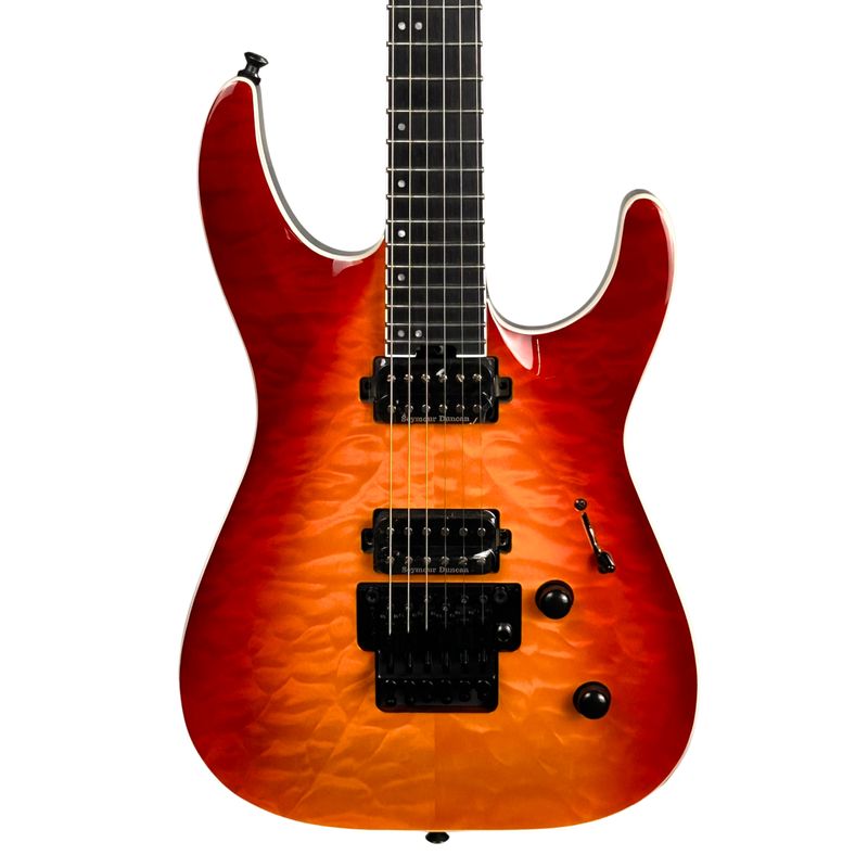 Jackson Pro Plus Series Dinky™ DKAQ, Ebony Fingerboard, Firestorm