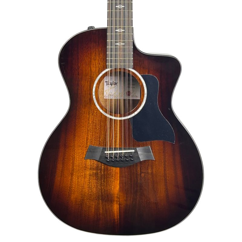 Taylor 264ce-K DLX Grand Auditorium Hawaiian Koa 12-String Acoustic Electric - 4486