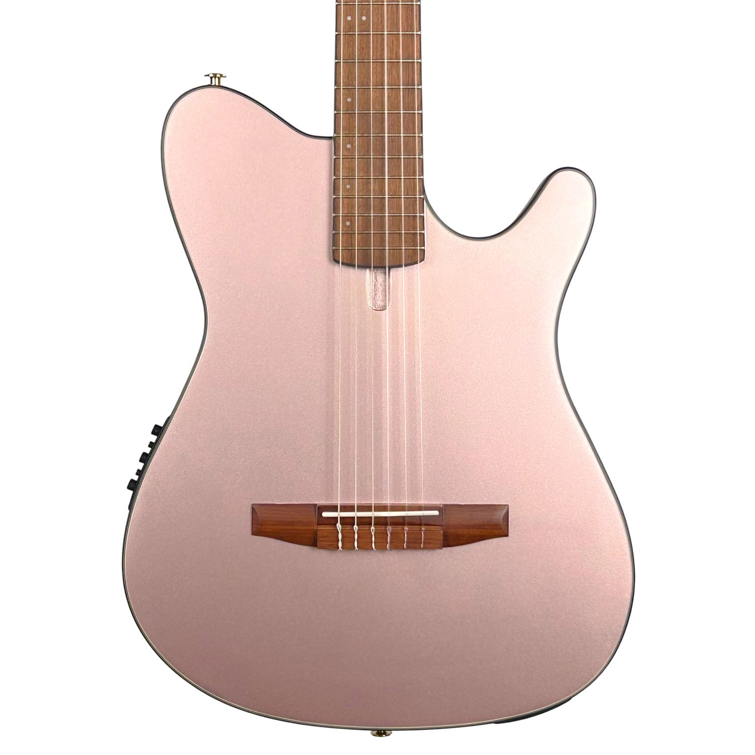 Ibanez FRH Series FRH10N AcousticElectric Rose Gold Metallic Flat Backwoods Guitar Taylor