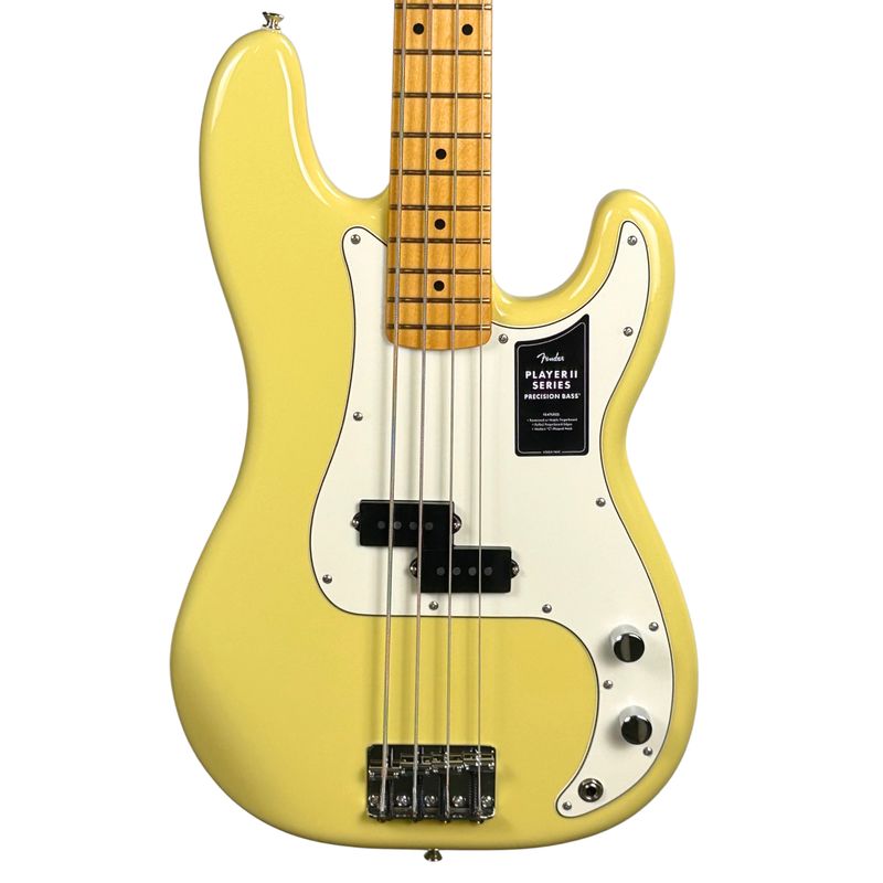 Fender Player II Precision Bass, Maple Fingerboard, Hialeah Yellow