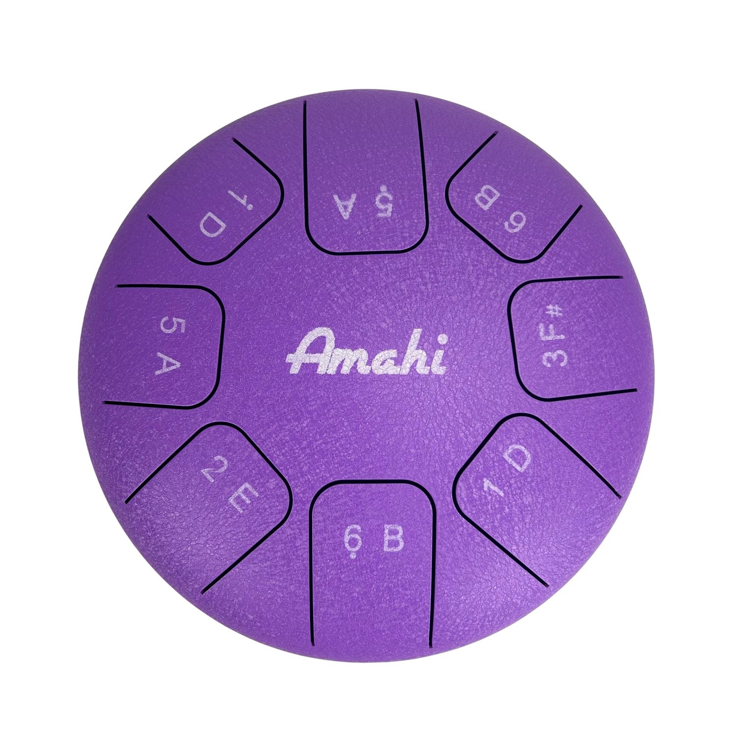 Amahi 10″ Steel Tongue Drum Purple