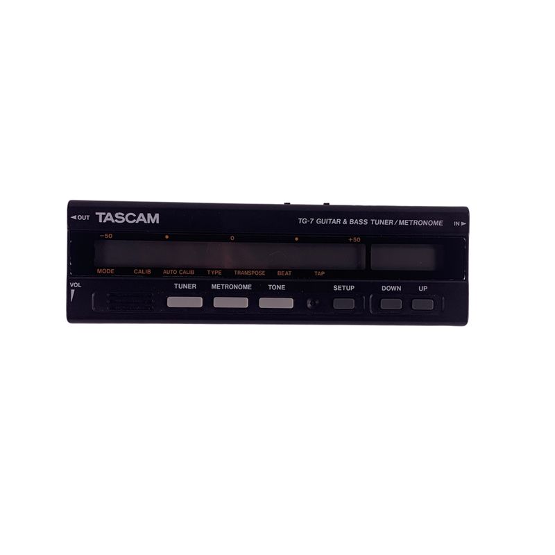 Tascam TG-7 Guitar & Bass Tuner/ Metronome (Used)