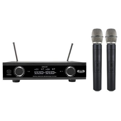 CAD GXLD2HH Digital Dual Channel Wireless System Dual Handheld Microphone System