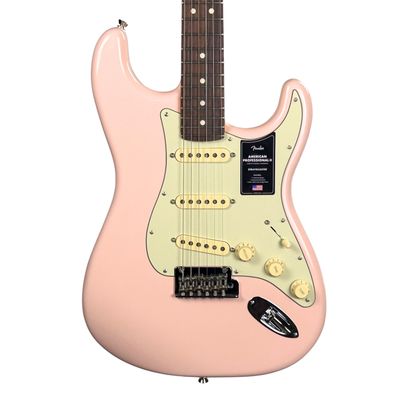 Fender Limited Edition American Professional II Stratocaster, Rosewood Fingerboard, Shell Pink