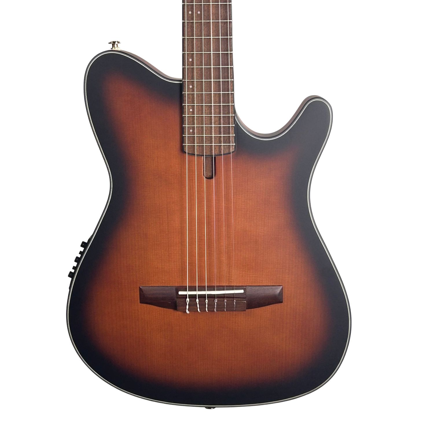 Ibanez FRH Series FRH10N Acoustic-Electric Brown Sunburst Flat